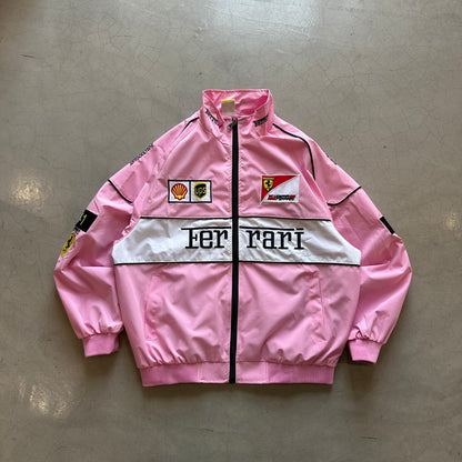 Pink Ferrari Racing Jacket