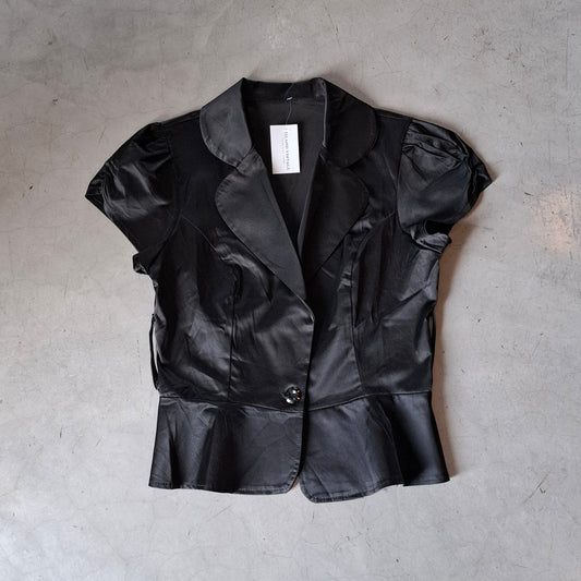 Y2K Silk Short Sleeved Blazer
