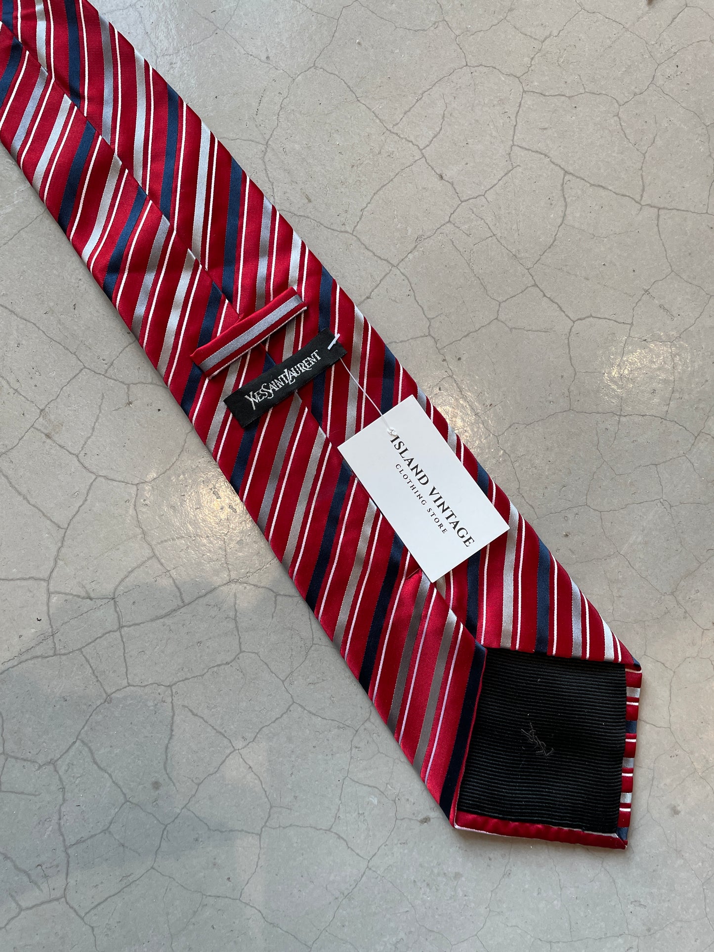 Vtg Yves Saint Laurent Neck Tie (Red)