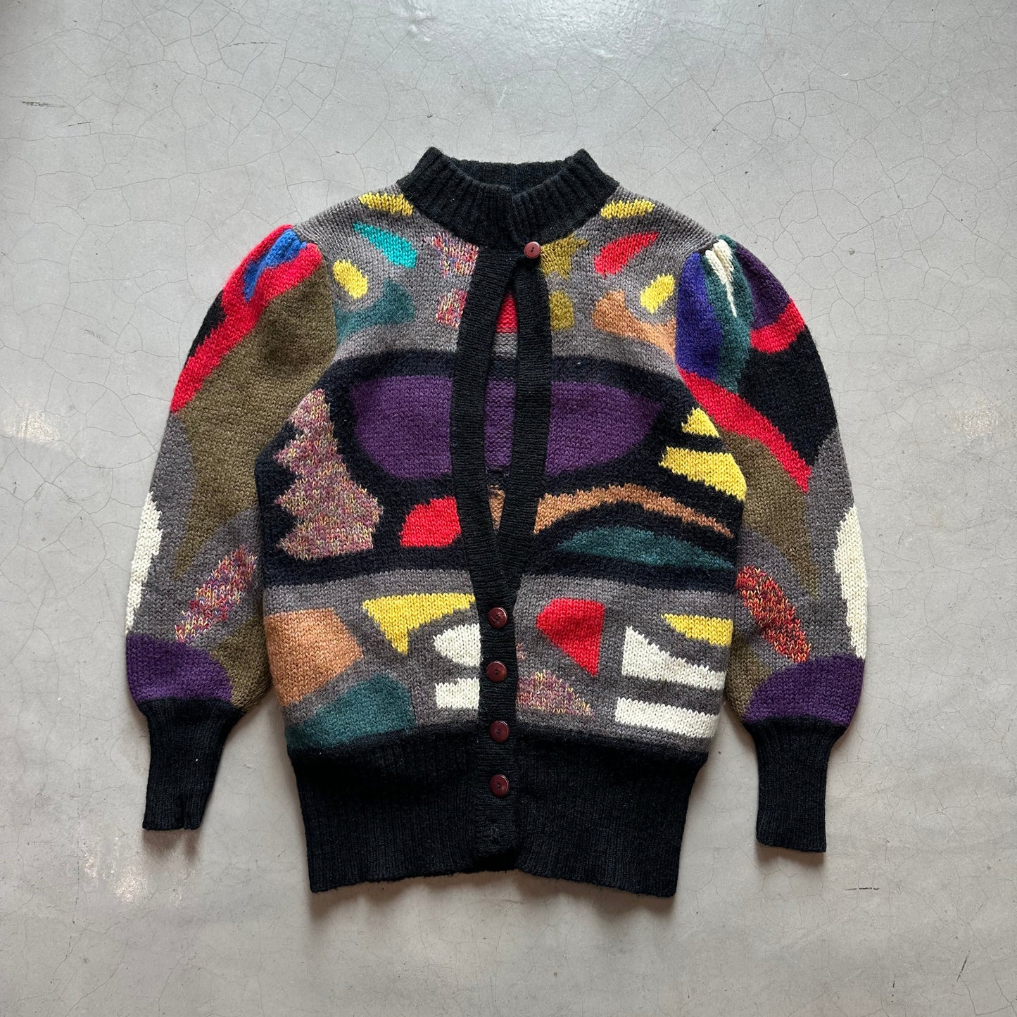 Vintage 80's Montre Xerano Grandpa Sweater