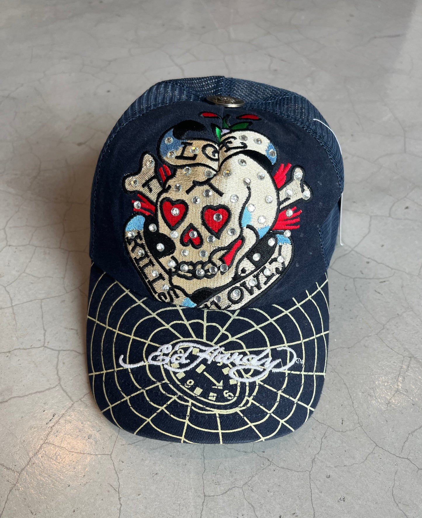 Ed Hardy Skull & Webs Hat