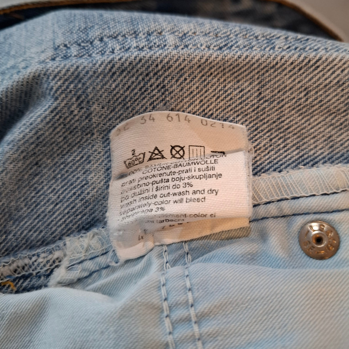 Vtg Levi's 501 Orange Tab Jeans