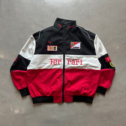 Black Ferrari Racing Jacket