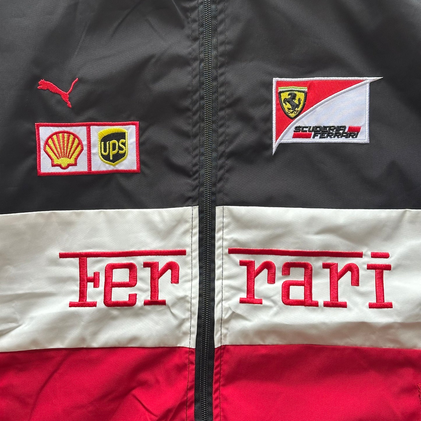 Black Ferrari Racing Jacket