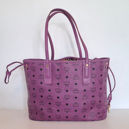 MCM Anya Leather Tote Bag