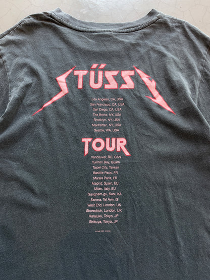 Stussy Metallica Font Tour Tee