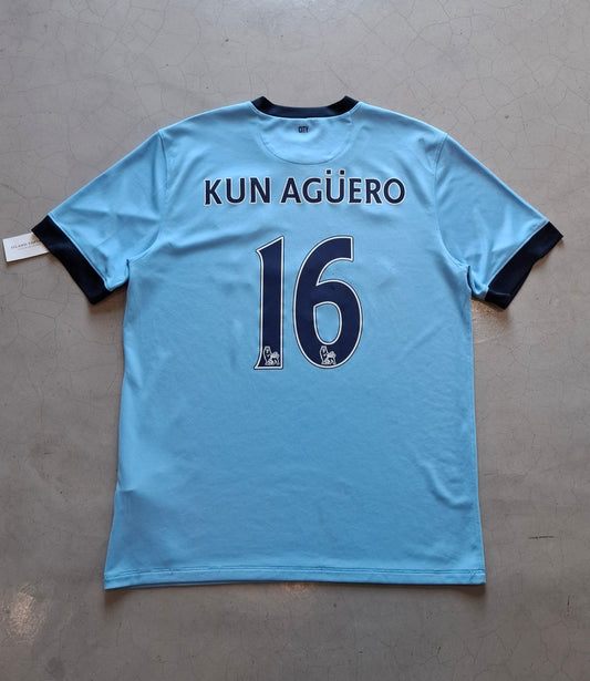 Man city 2014 home (Aguero) jersey