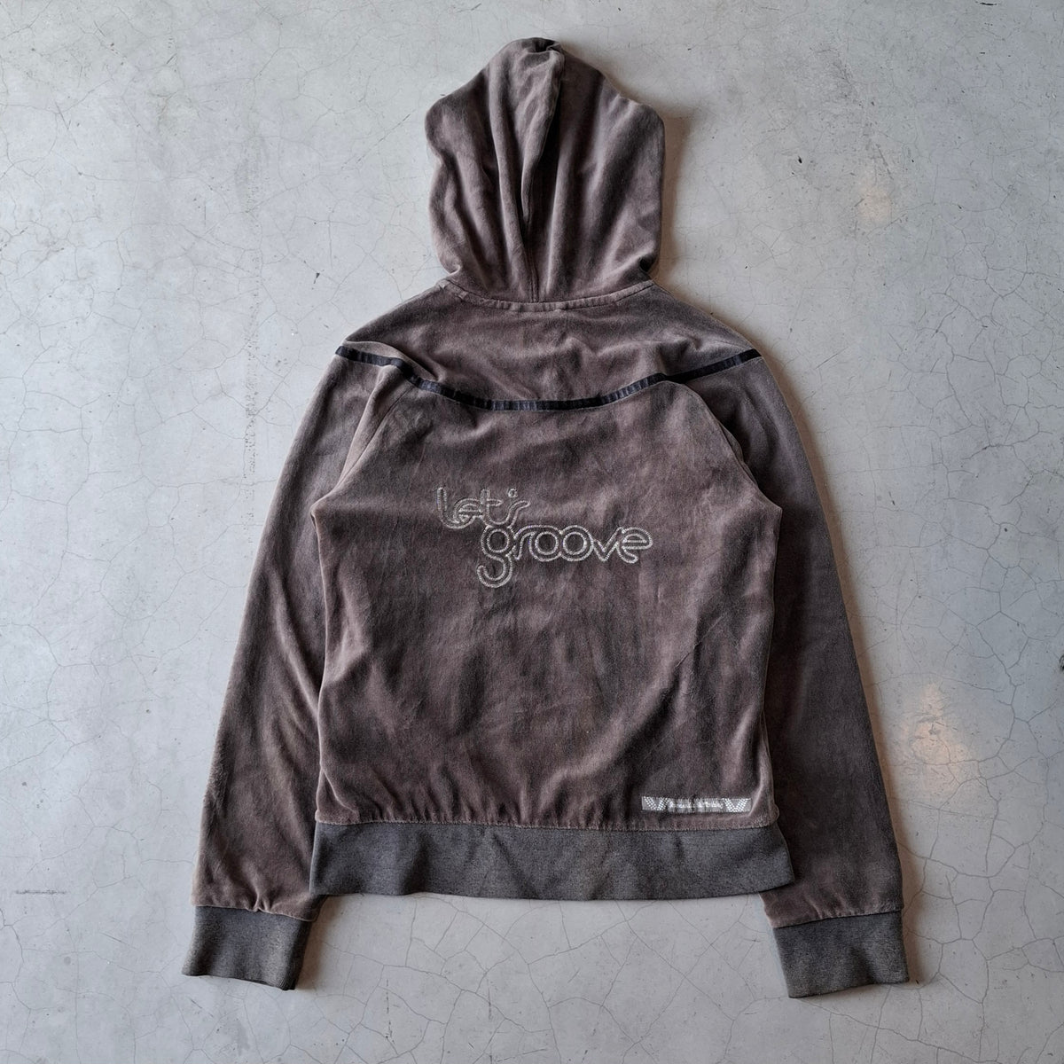 Early 2000's Adidas "Let's Groove" Velour Jacket