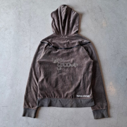 Early 2000's Adidas "Let's Groove" Velour Jacket