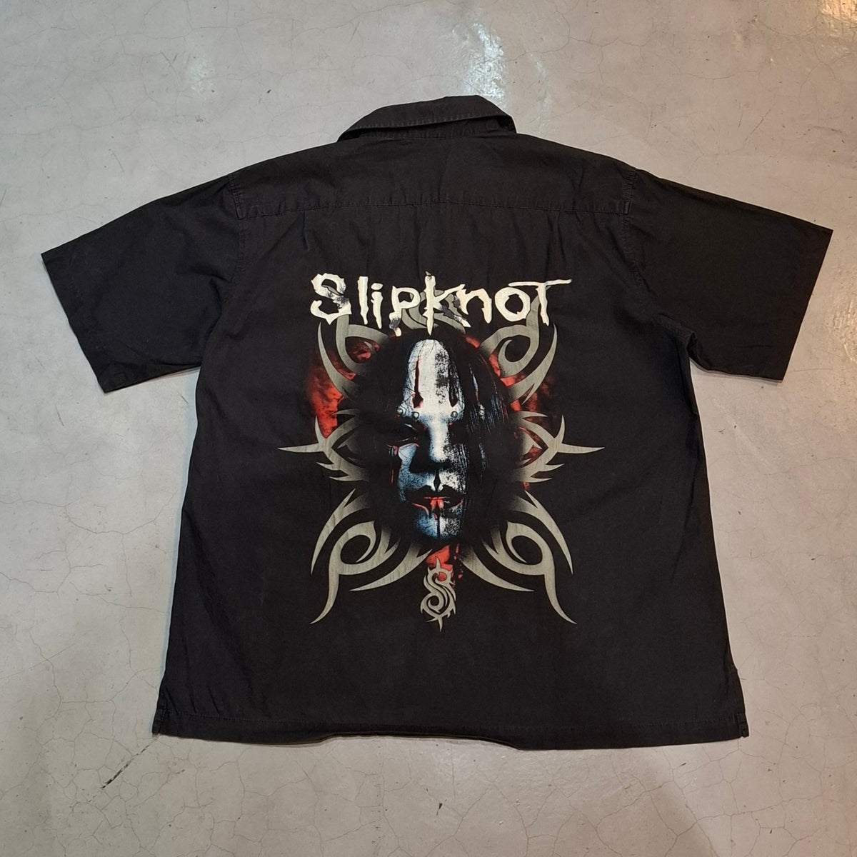 Vtg Bootleg Slipknot Button Up