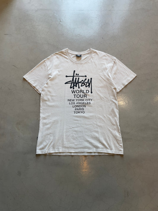 Stussy Cream World Tour Tee