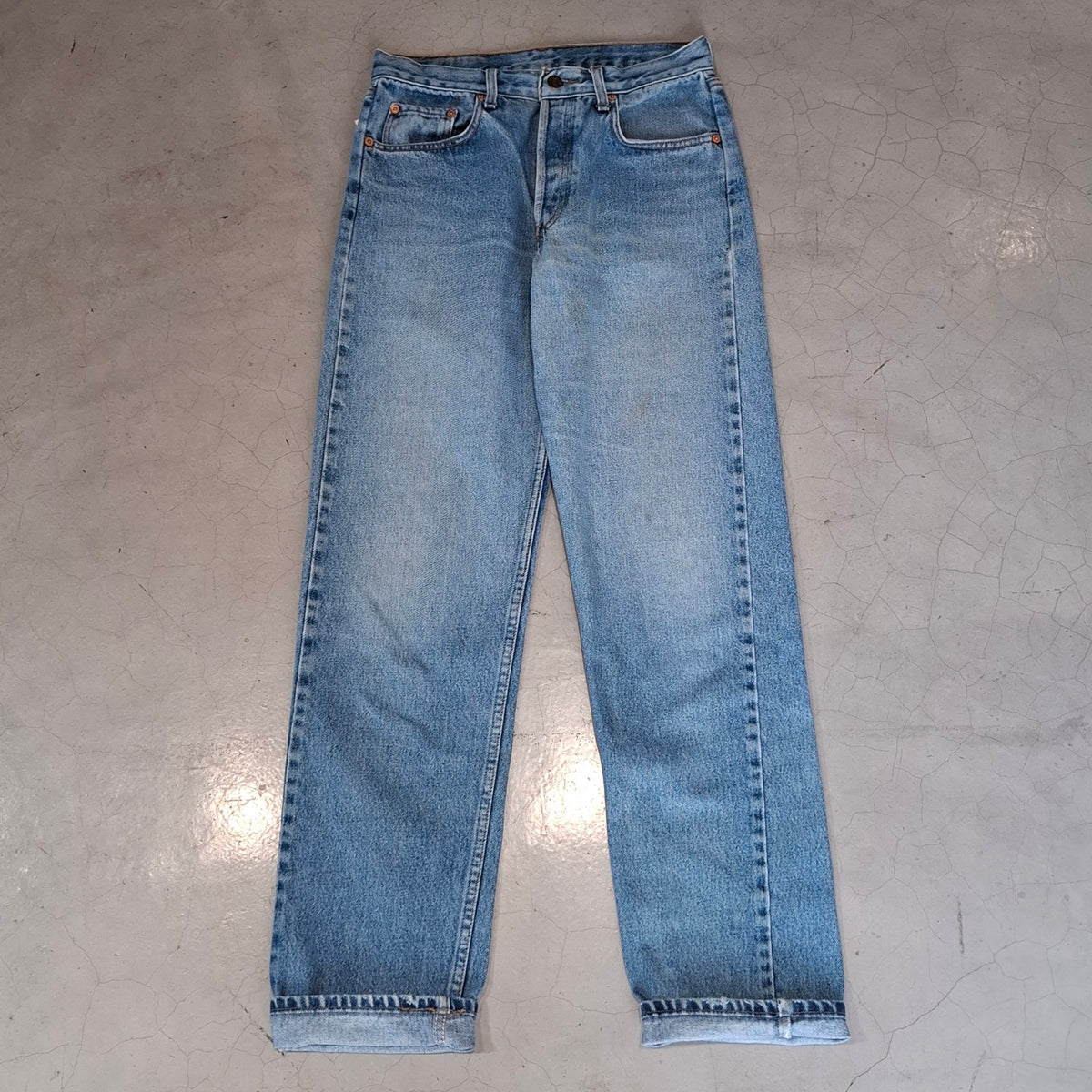 Vtg Levi's 501 Orange Tab Jeans
