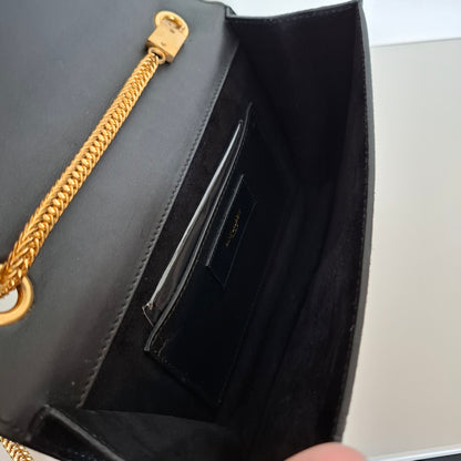 Saint Laurent Betty Chain Suede Crossbody Bag
