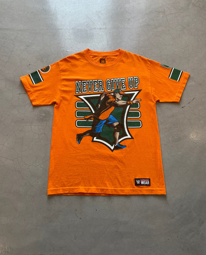 WWE John Cena Never Give Up Tee (Orange)