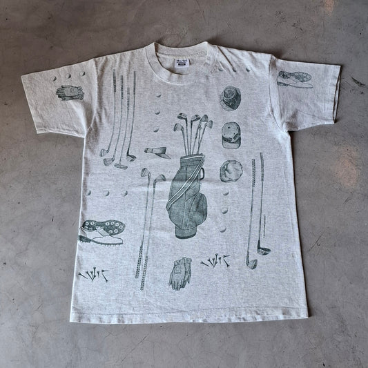 Vtg 90's Golf AOP Tee