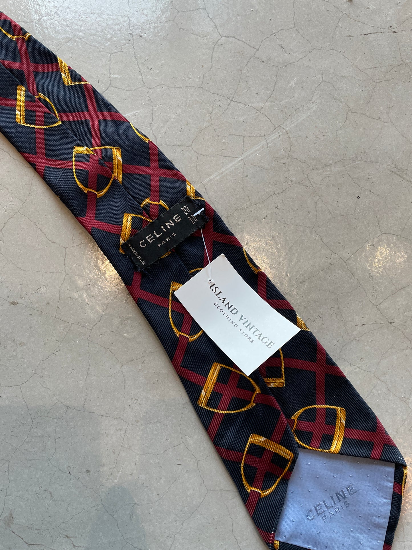 Vtg Celine Neck Tie