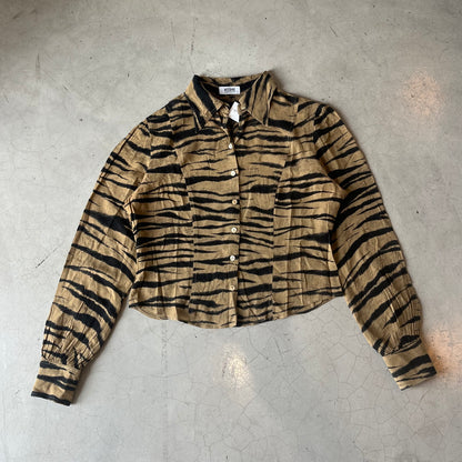 Vtg Moschino CheapAndChic Tiger Stripe Top