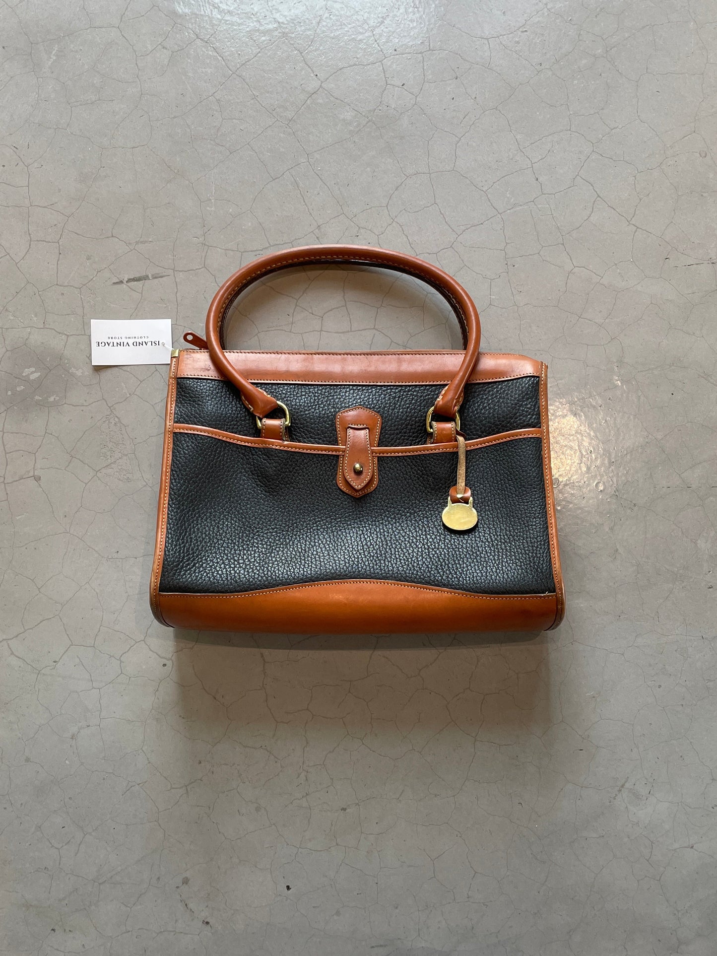 Vtg Dooney & Burke All Weather Leather Bag