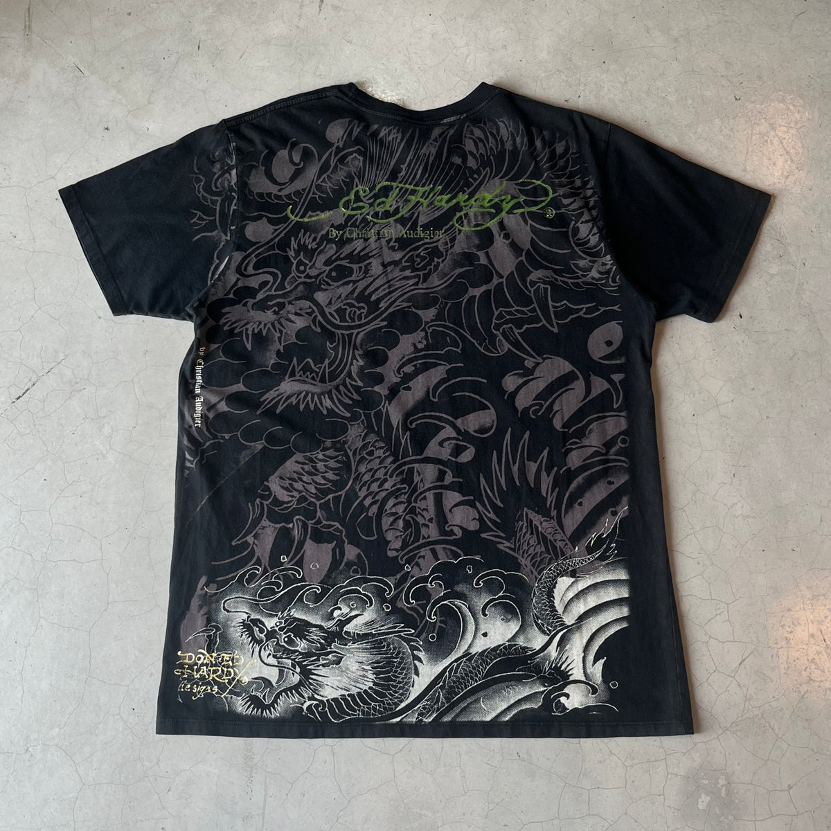Y2K Ed Hardy Dragon Tee